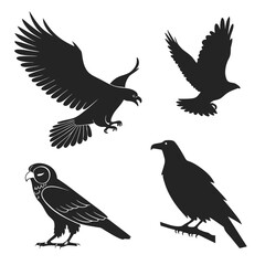 Obraz premium Bird silhouettes