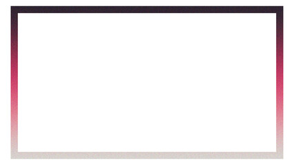 Fototapeta premium Blank square 3d template with vibrant gradient color photo frames isolated on a white wall texture for vector art design business banners and empty picture frame border decoration