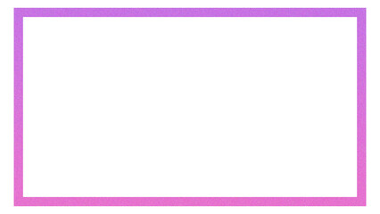 Blank square 3d template with vibrant gradient color photo frames isolated on a white wall texture for vector art design business banners and empty picture frame border decoration