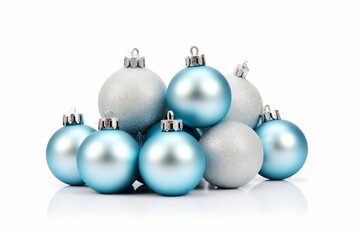 Christmas baubles displaying festive decorations for holiday season