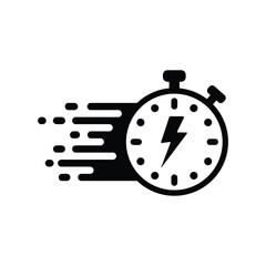 The stopwatch icon shows the exact time, the clock is very fast.