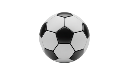 Classic Soccer Ball on transparent background
