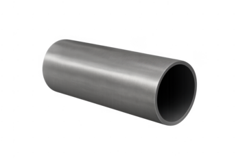 Steel pipe rendering with transparent background