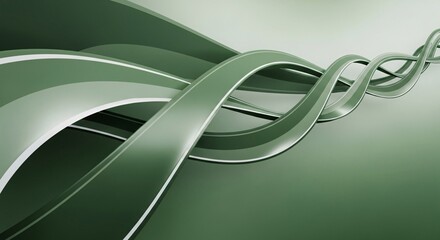 Corporate Long-Term Sustainability Vision Concept with Abstract Continuity