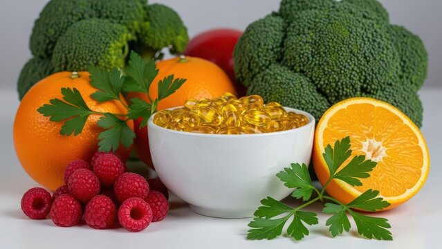 Healthy food and supplements for wellness - Powered by Adobe