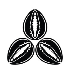 Abstract Organic Pod Motif Vector Design