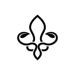 Scout logo design inspiration, sword logo vector template, scout badge graphic icon concept