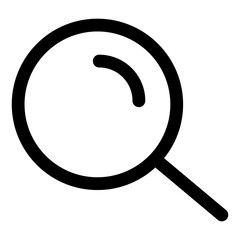 Magnifying glass search icon