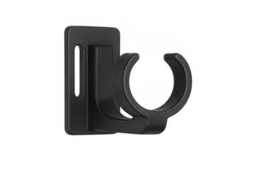 Black plastic wall hanger hook organizing home storage