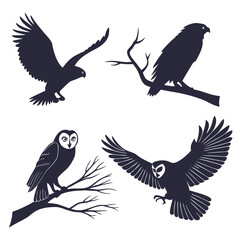 Fototapeta premium Bird silhouettes
