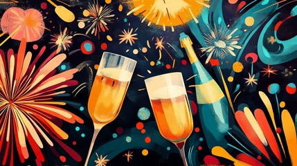 A digital printing shop with New Year greeting cards and custom print designs .