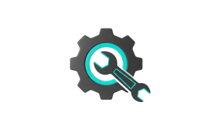 Gear and Wrench Icon