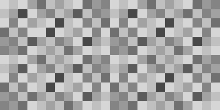 A grayscale image composed of many small varying shades of gray squares