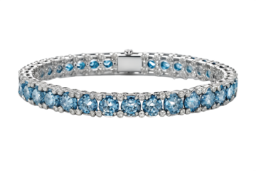 Blue Diamond Bracelet with Lock: Rare Fancy Blue Diamond Tennis Bracelets with Secure Clasp & Luxury Designs