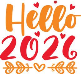 Happy new year 2026 eps vector file