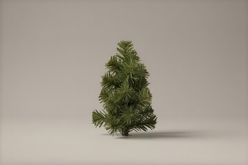 Mini Christmas Tree Positioned to the Left