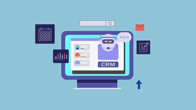 Ai agent automates customer communication, optimize message schedule, processing marketing data and generate report on advance CRM interface.