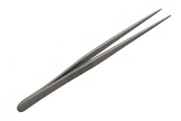 Metal tweezers precision tool for science and medicine