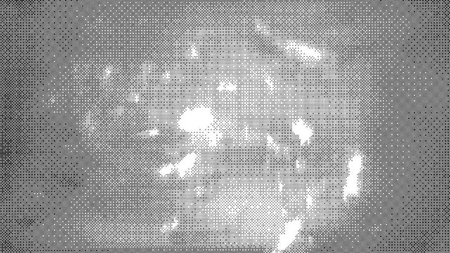 Hypnotic black and white animation of abstract fluid movement. Processed with a pixel dithering effect, organic flow and digital decay. Ideal for artistic projects, VJ loops, and dynamic backgrounds.