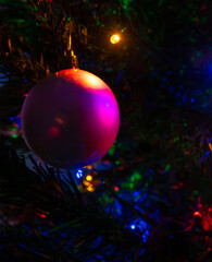 Christmas decoration ball tree light bubble 