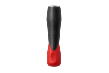 Screwdriver ergonomic handle with black and red grip