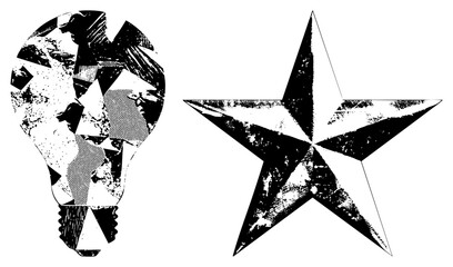 lightbulb and star graphic