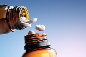 Senior lifestyle and healthcare concept with everyday medication and payment technology