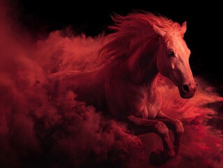 red horse
