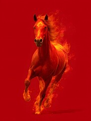 red horse