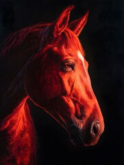 red horse