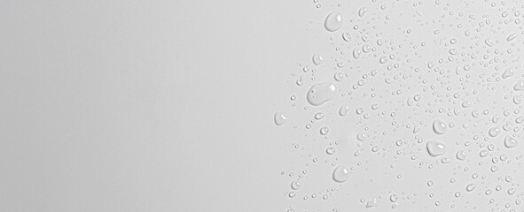 The texture of cosmetic micellar water or moisturizing toner. Copy space