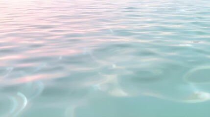 Generative AI- blue water surface