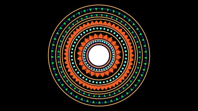 Mandala with Intricate Patterns