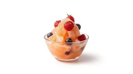 Shaved Ice With Fresh Berries