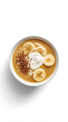 Banana Smoothie Bowl With Toppings