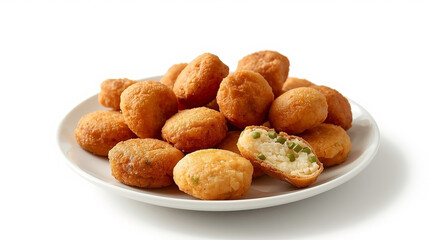 Savory Golden Fried Vegetable Balls