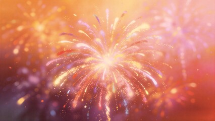 Epic Firework Display in the Sky