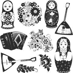 Russian Culture Illustration 