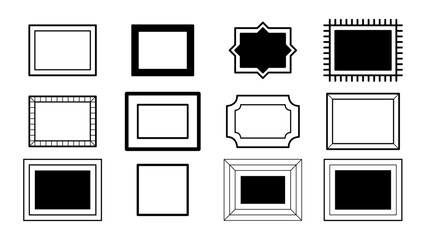 Set of Various Frame Designs