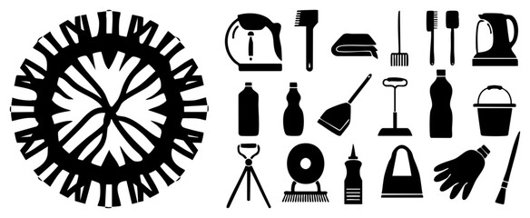 cleaning tools and gear set