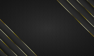 dark perforated texture with elegant gold lines suitable for luxury backgrounds premium branding designs