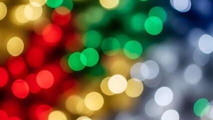 Fototapeta premium Red and Green Christmas Baubles Background, Festive Holiday Pattern for Decoration and Marketing