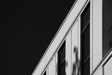 CITYSCAPE - Modern and stylish architecture of the apartment building in the dynamic city of Gdynia
