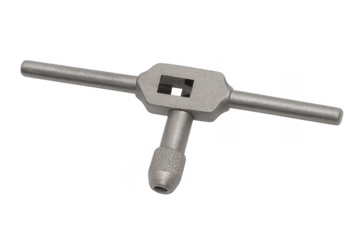 T-handle tap wrench hand tool for threading and reaming