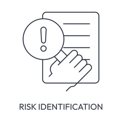 Identifying Business Risks and Potential Threats Concept