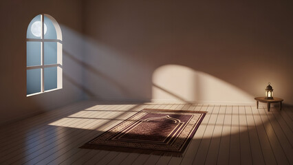 Minimal and Elegant Ramadan Background Illustration