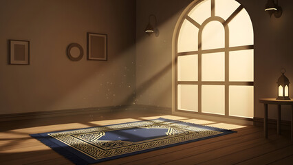 Minimal and Elegant Ramadan Background Illustration