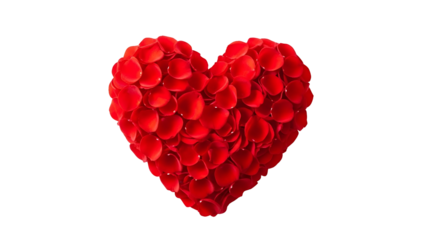 Floral Heart: Crafted from vibrant red petals, a heart shape symbolizes love, passion, and romance, perfect for conveying heartfelt emotions.