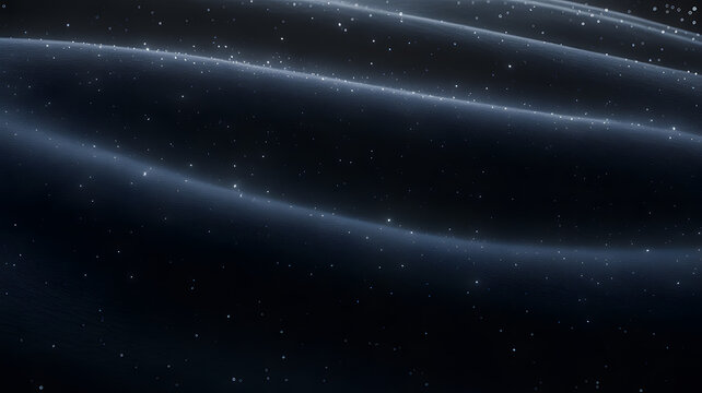 A glowing view of planet Earth surrounded by stars in deep space