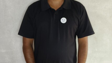 Happy and grateful young asian or indian heart transplant recipient patient hand touching chest with new donors healthy heart. Cardiac health treatment and organ donation awareness concept.